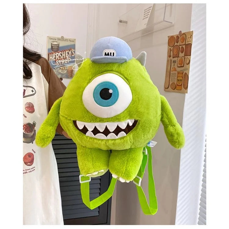 Disney Plush Backpack - Mike Wazowski (Monsters Inc.)