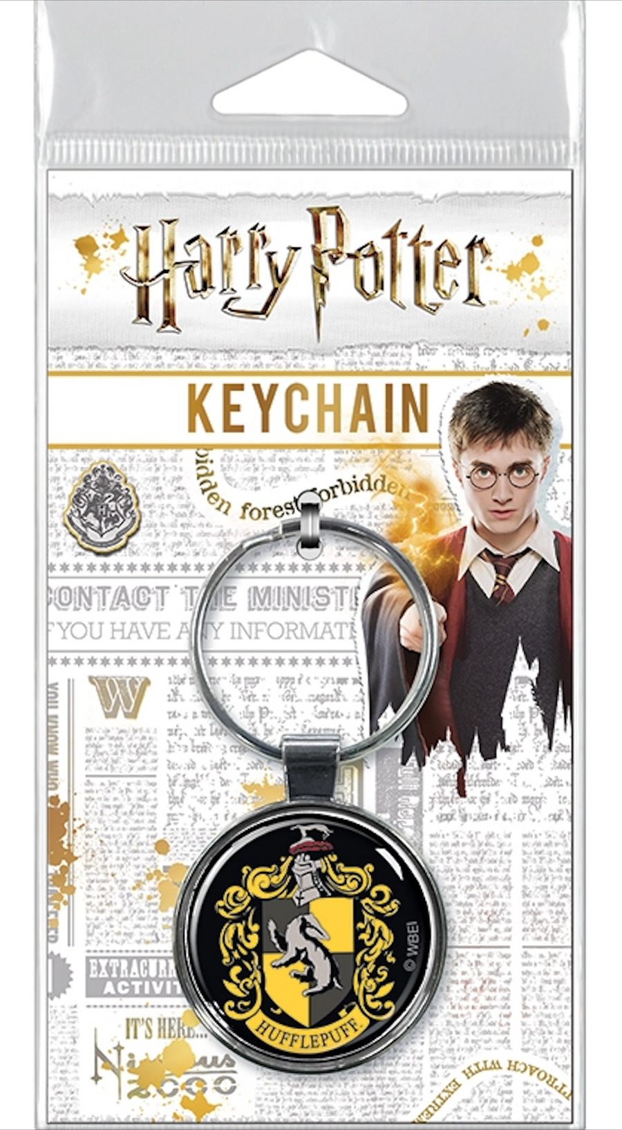 Harry Potter Hufflepuff Crest Keychain