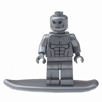 Marvel Lego Custom Minifigure - Silver Surfer 3