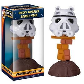 Star Wars Funko Wacky Wobbler: Angry Birds Star Wars - Stormtrooper Pig (2013 Release)