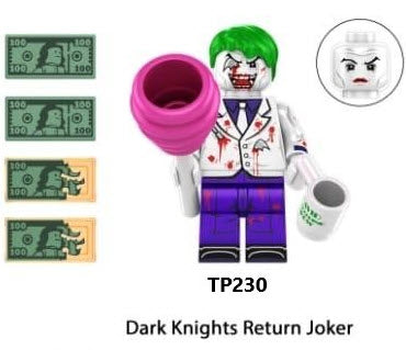 DC Lego Custom Minifigure - The Joker The Dark Knights Returns