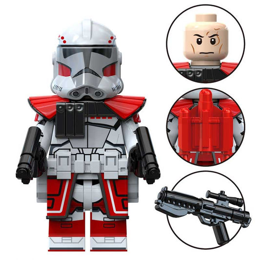 Star Wars Lego Custom Minifigure - ARC Commander Hammer Coruscant Guard