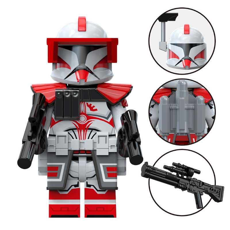 Star Wars Lego Custom Minifigure - Commander Fox Coruscant Guard
