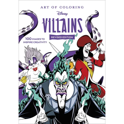 Disney Paperback - Art of Coloring: Disney Villains