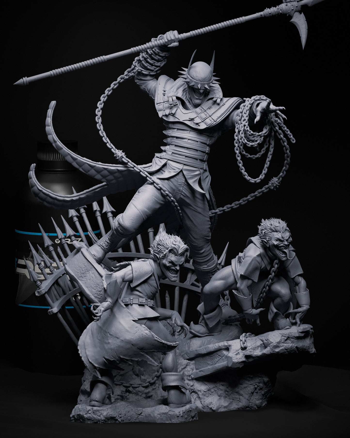 DC Comics Statue - The Batman Who Laughs (1:6 Scale & Bust)