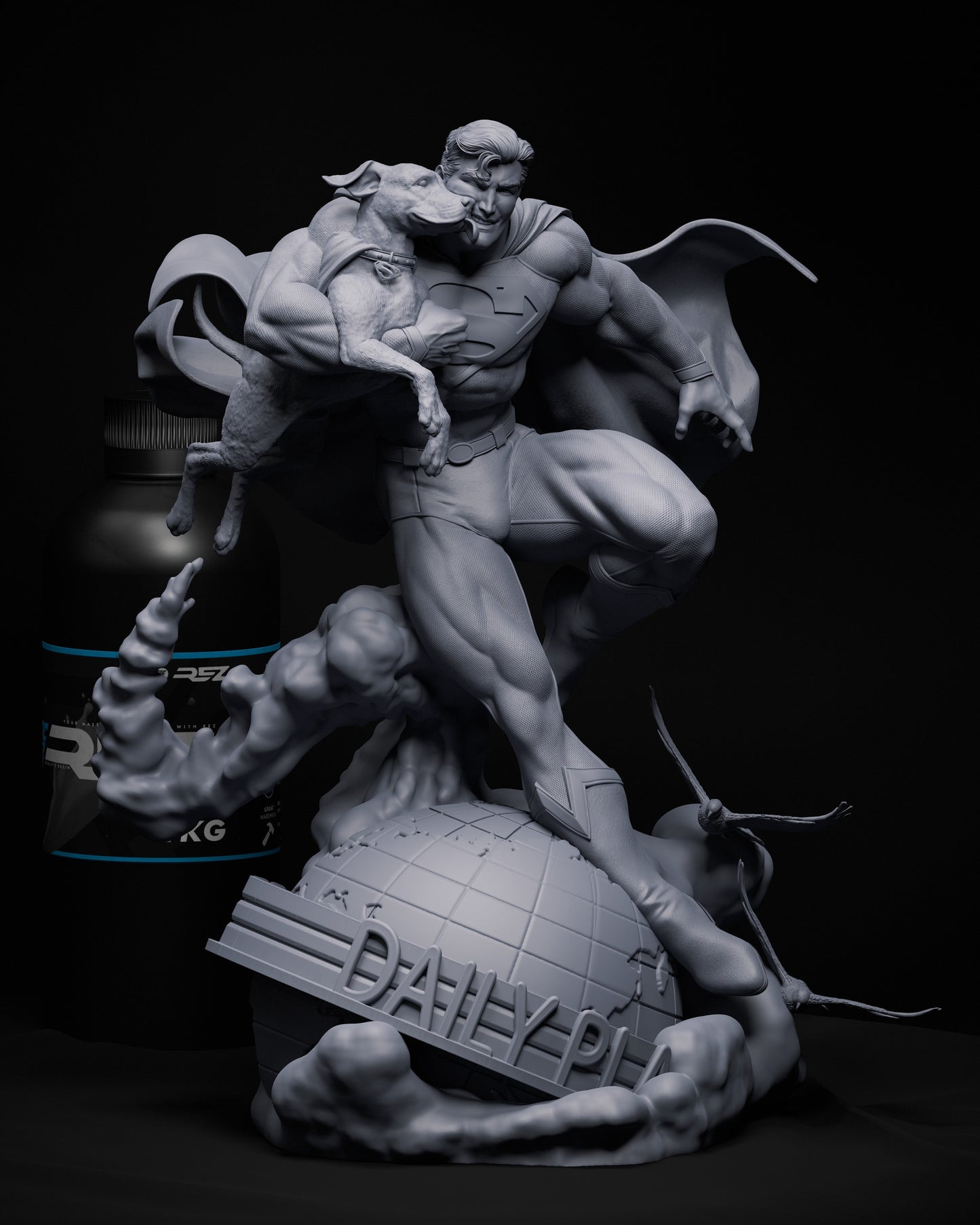DC Comics Statue - Superman & Krypto (1:6 Scale & Bust)