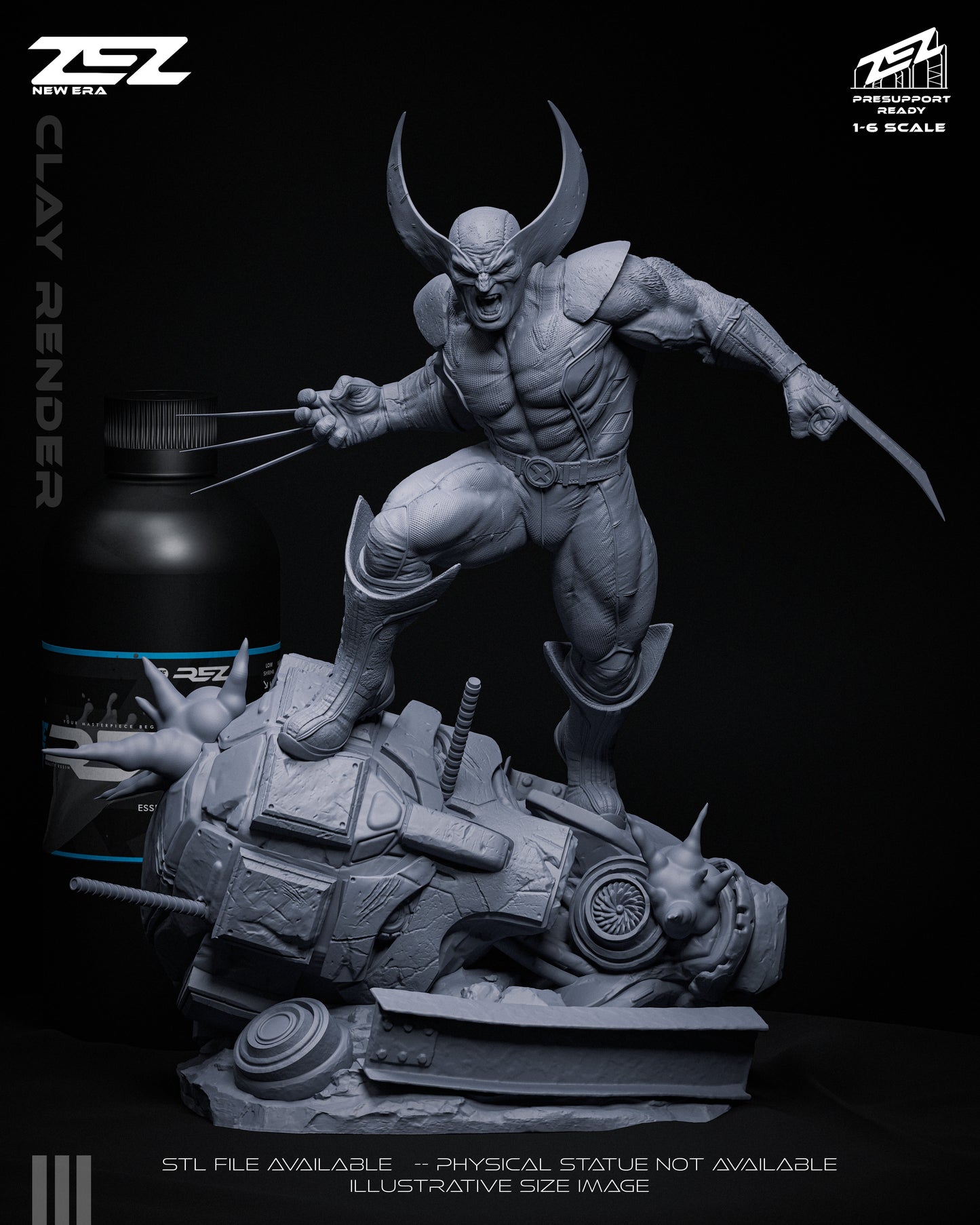 Marvel Comics Statue - Wolverine (1:6 Scale & Bust)