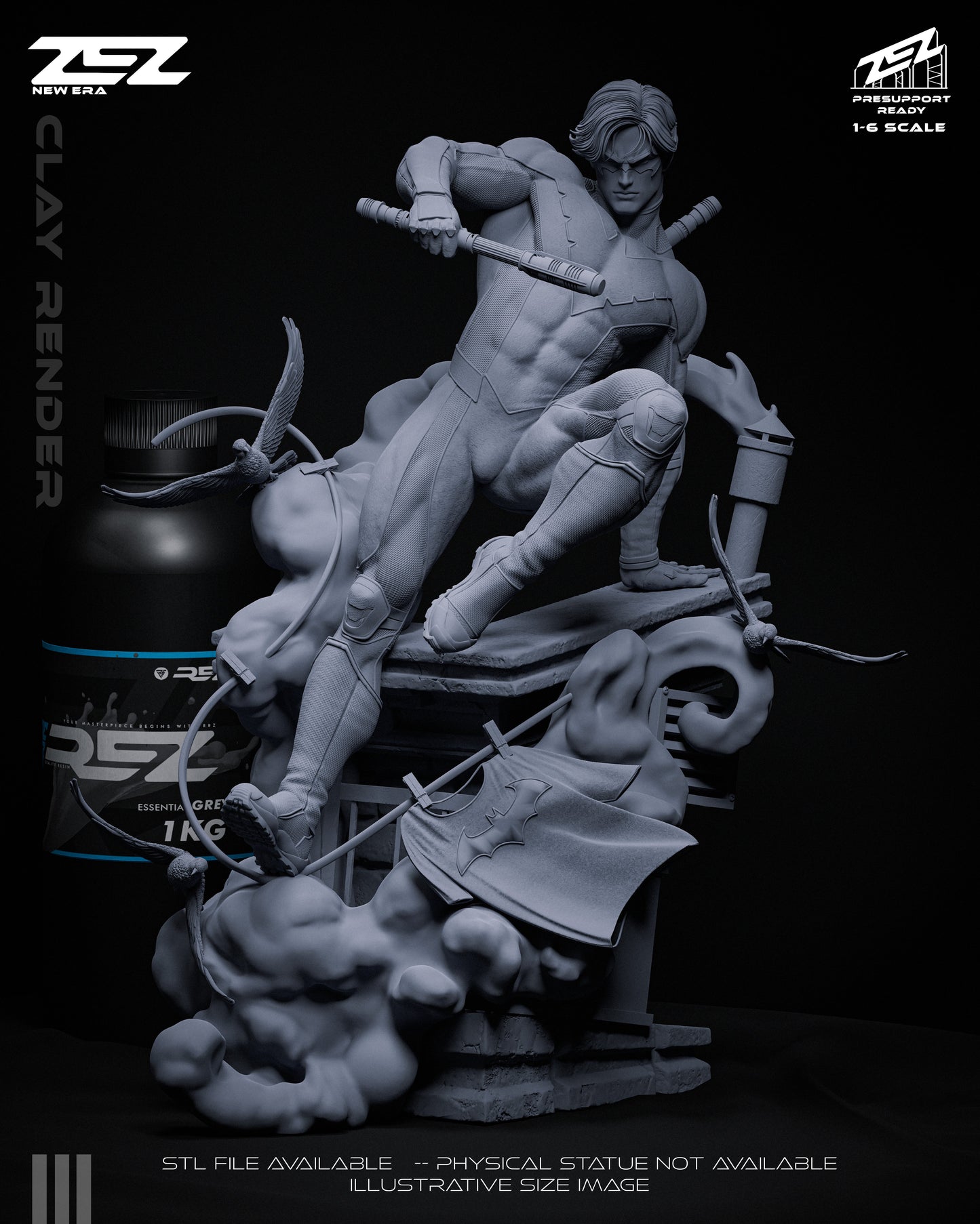 DC Comics Statue - Nightwing (1:6 Scale & Bust)