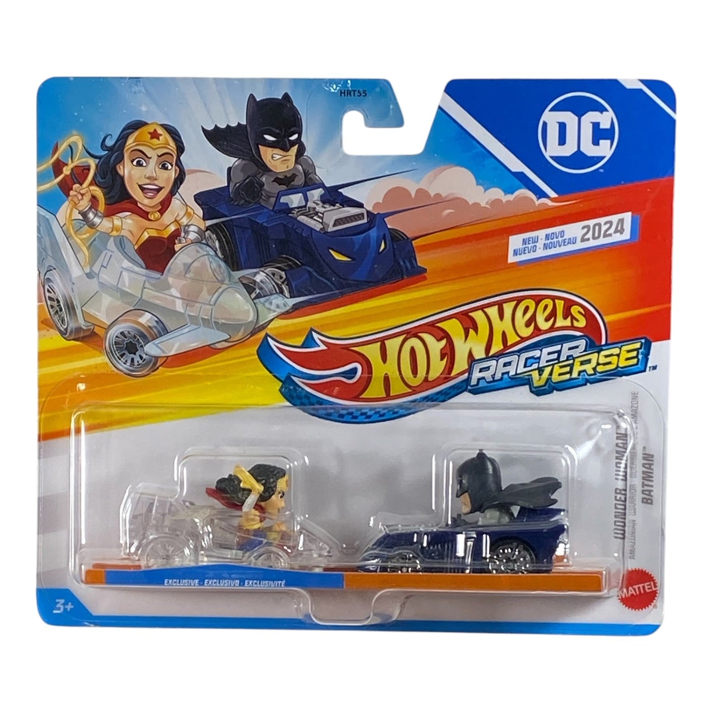 DC Hot Wheels Set - Wonder Woman & Batman (RacerVerse Series)