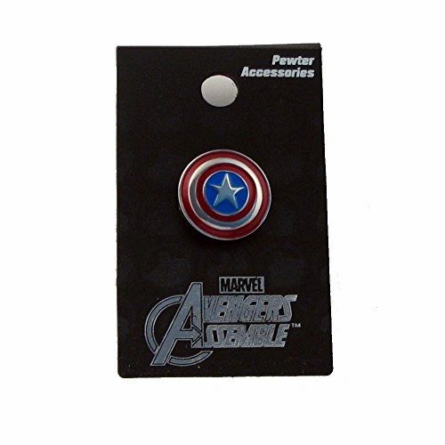 Marvel Avengers Captain America Shield Pewter Pin
