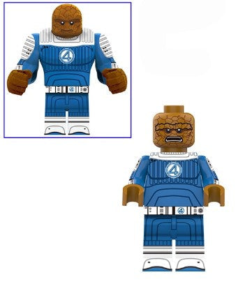 Marvel Lego Custom Minifigure - Fantastic Four Ben Grimm Thing 8