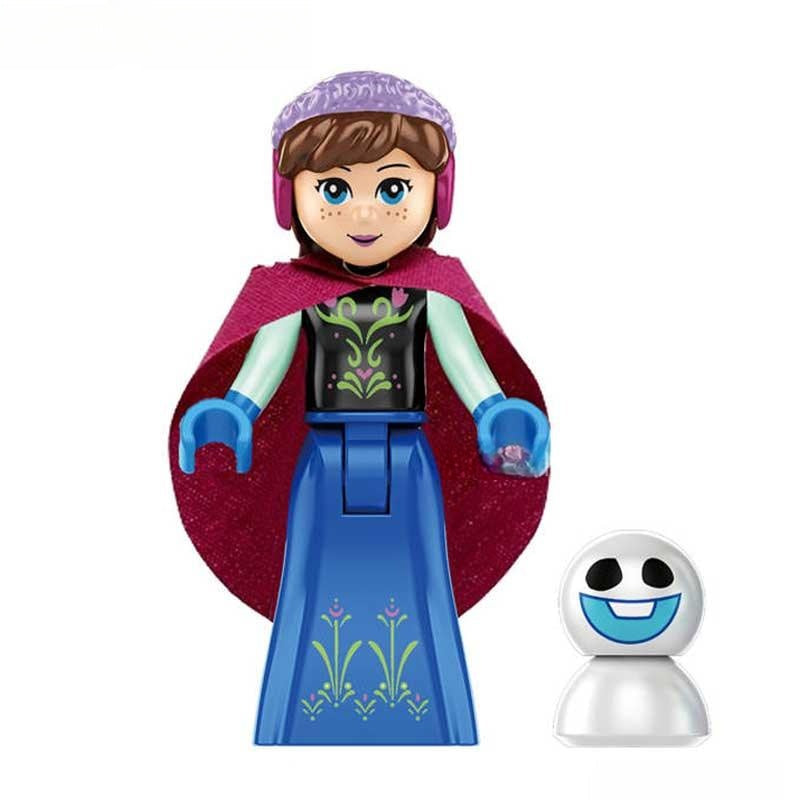 Disney Lego Custom Minifigure - Anna from Frozen 1