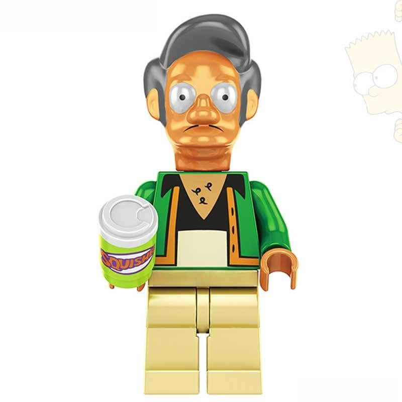Simpsons Lego Custom Minifigure - Apu