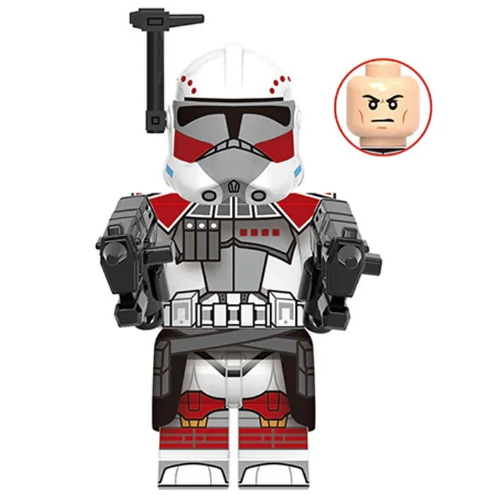 Star Wars Lego Custom Minifigure - ARC Clone Commander Hammer