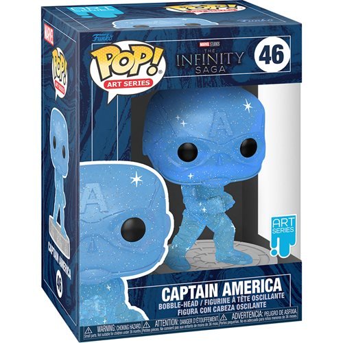 Marvel Funko Pop! - Avengers Infinity Saga: Captain America Blue Artist Series