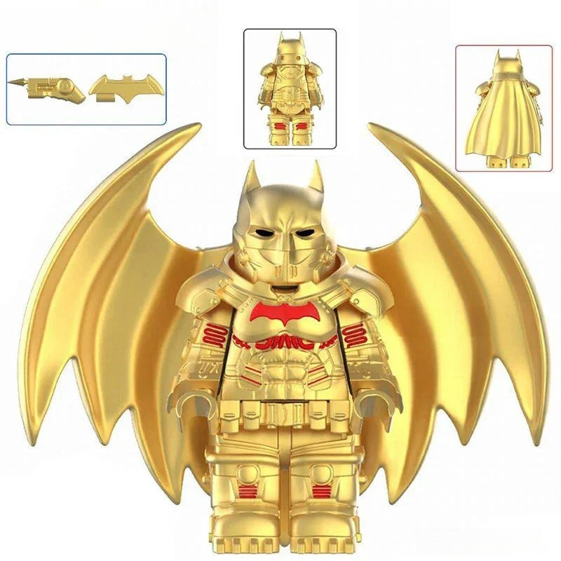 Batman Lego Custom Minifigure - Batman XE Bat suit (Extreme Environment) Gold