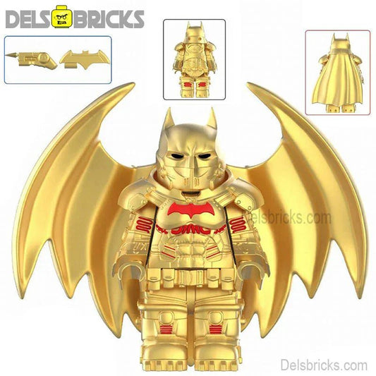 Batman Lego Custom Minifigure - Batman XE Bat suit (Gold)