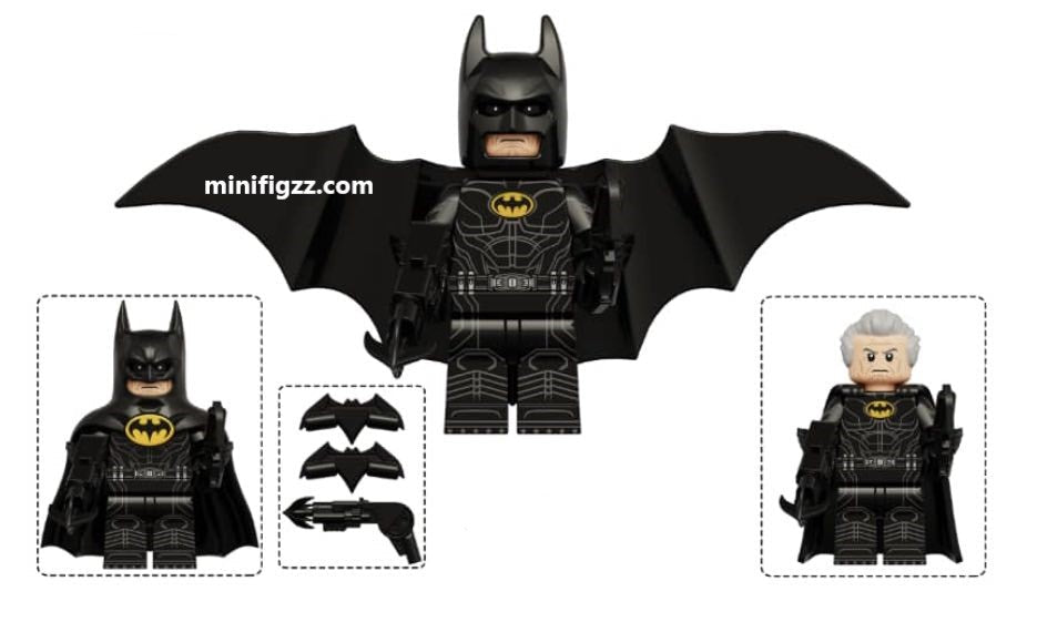 Batman Lego Custom Minifigure - Batman Michael Keaton 2