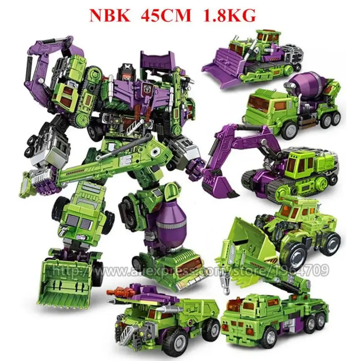 Transformers Jinbao 5-in-1 Predaking Anime Robot Action Figure