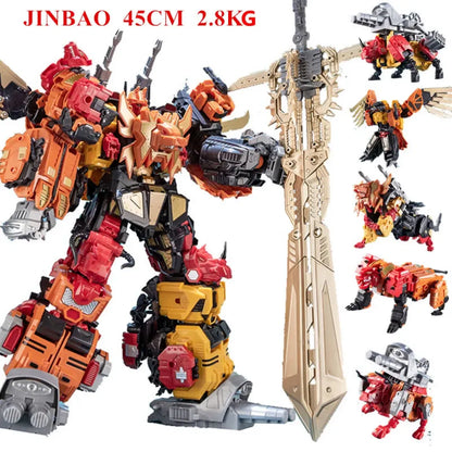 Transformers Jinbao 5-in-1 Predaking Anime Robot Action Figure