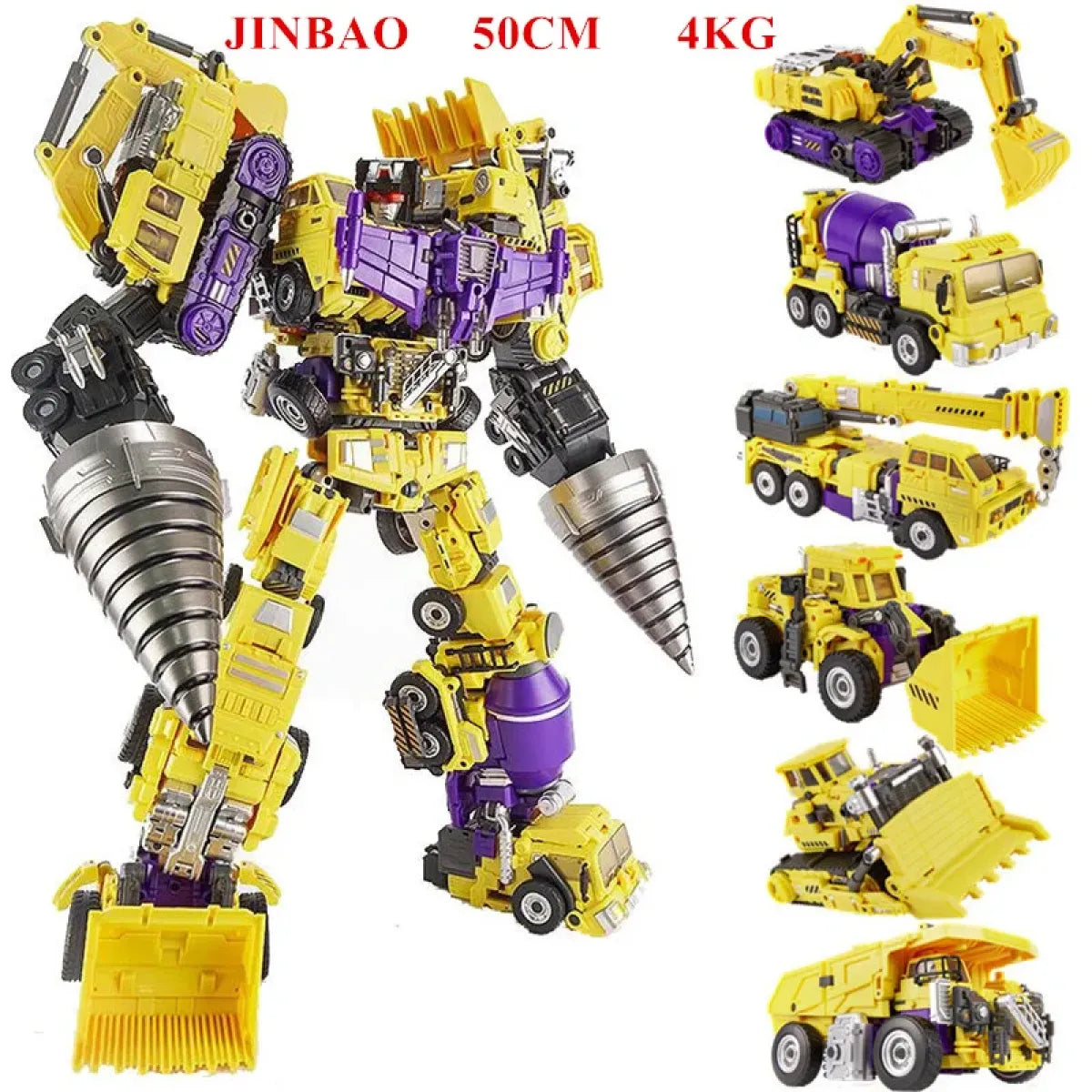 Transformers Jinbao 5-in-1 Predaking Anime Robot Action Figure