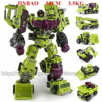 Transformers Jinbao 5-in-1 Predaking Anime Robot Action Figure