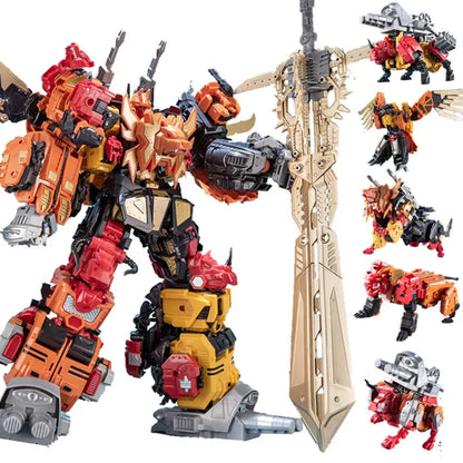 Transformers Jinbao 5-in-1 Predaking Anime Robot Action Figure
