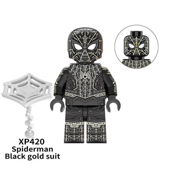 Marvel Lego Custom Minifigure - Spider-Man (Black)