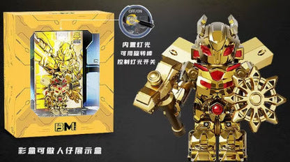 Transformers Lego Custom Minifigure - Bumblebee (Gold)