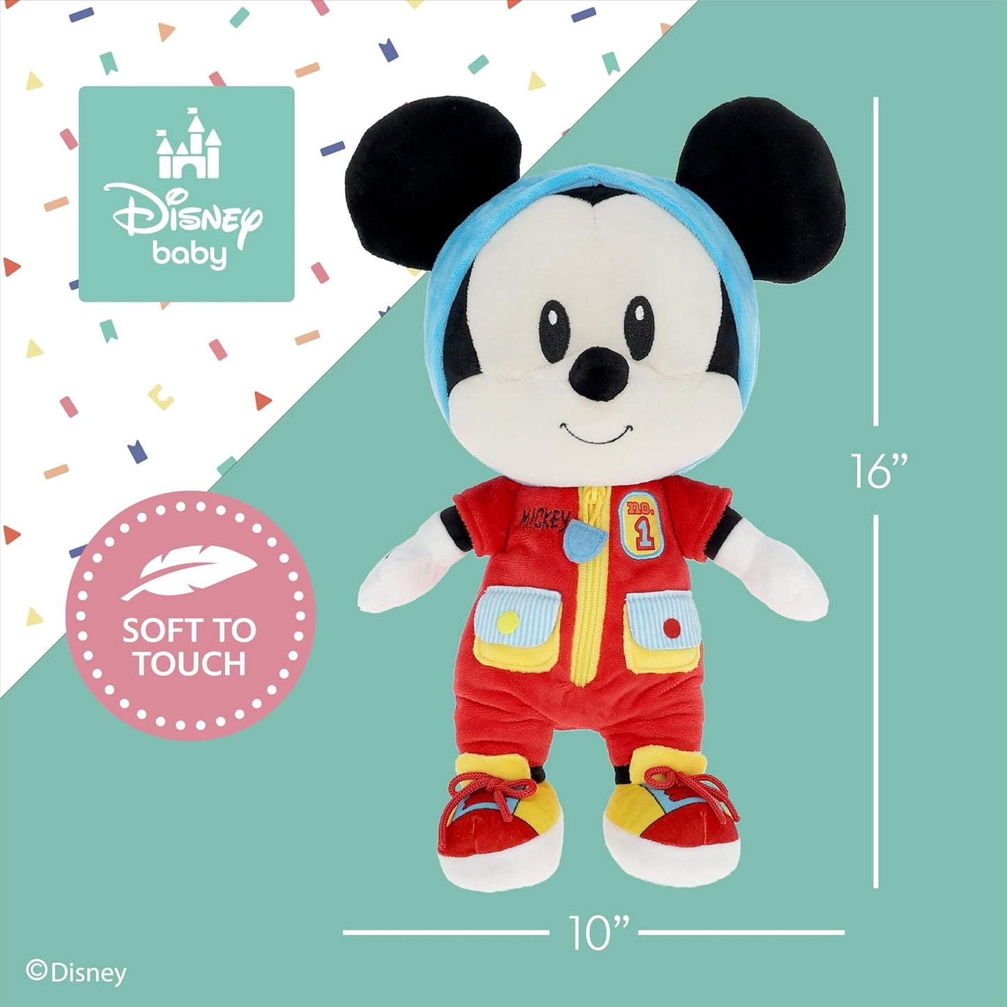 Disney Plush - Mickey Mouse Dress and Play