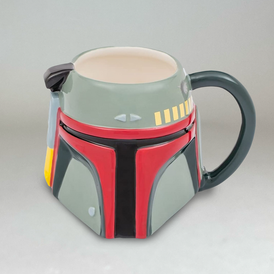 Star Wars Boba Fett Helmet Ceramic Sculpted Mug 20oz.