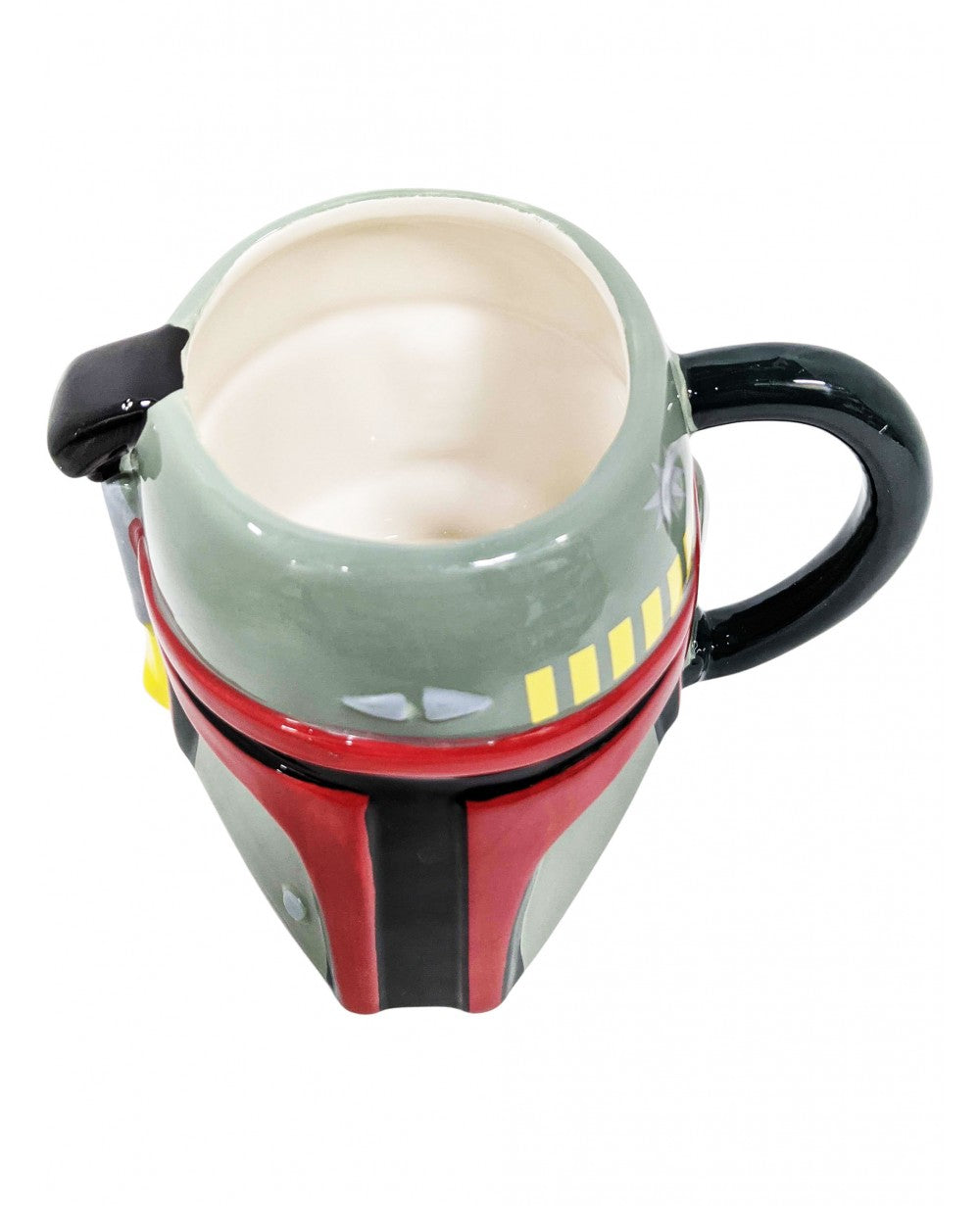 Star Wars Boba Fett Helmet Ceramic Sculpted Mug 20oz.