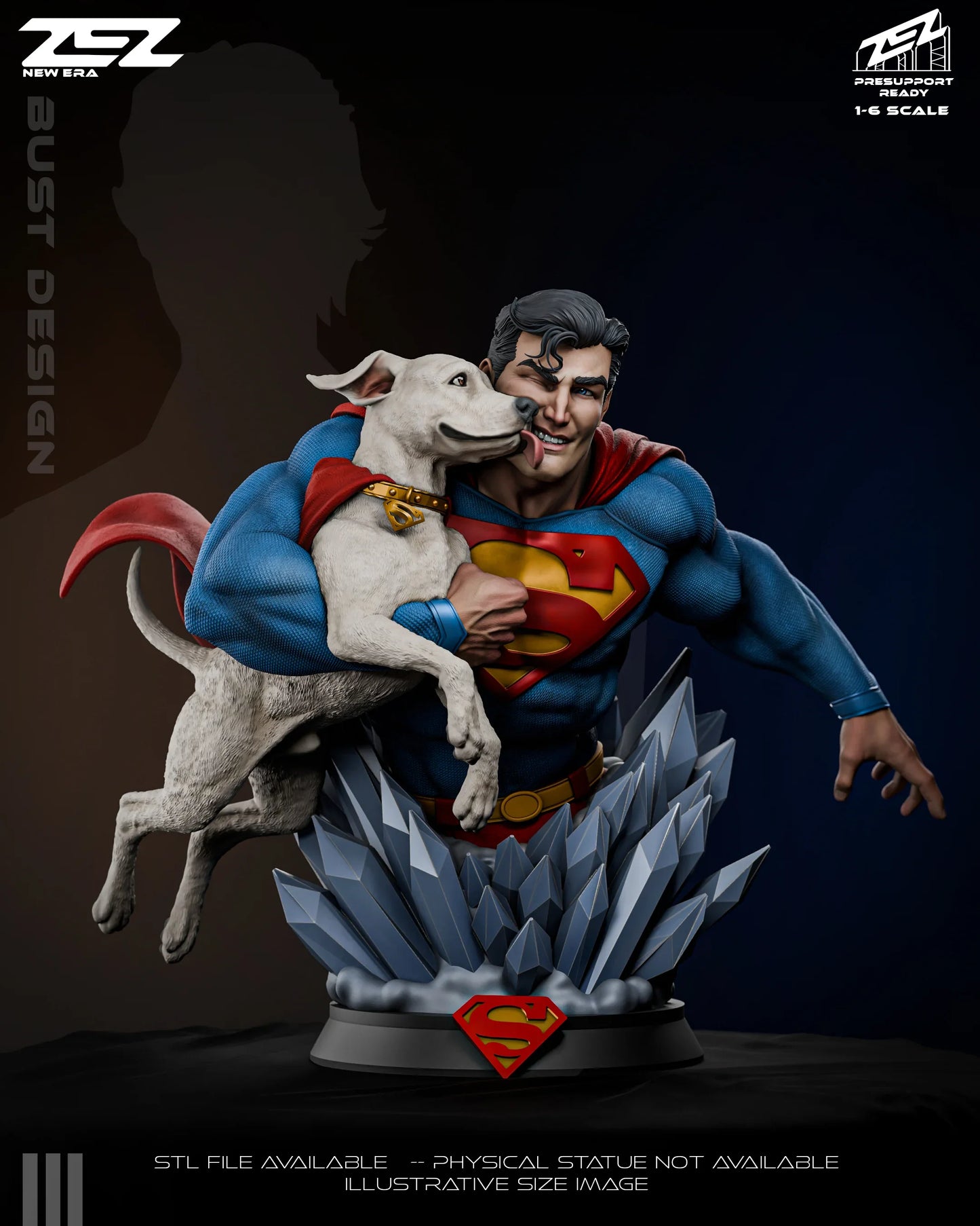 DC Comics Statue - Superman & Krypto (1:6 Scale & Bust)