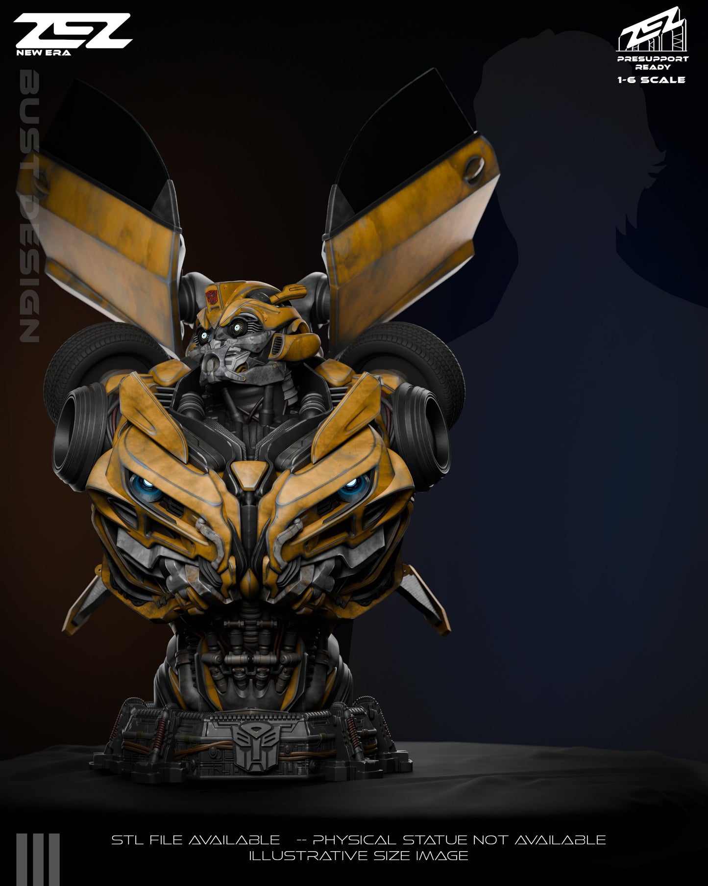 Transformers Statue - Bumblebee (1:18 Scale & Bust)