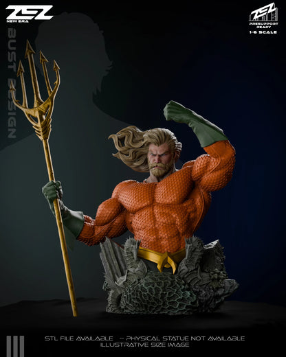 DC Comics Statue - Aquaman (1:6 Scale & Bust)