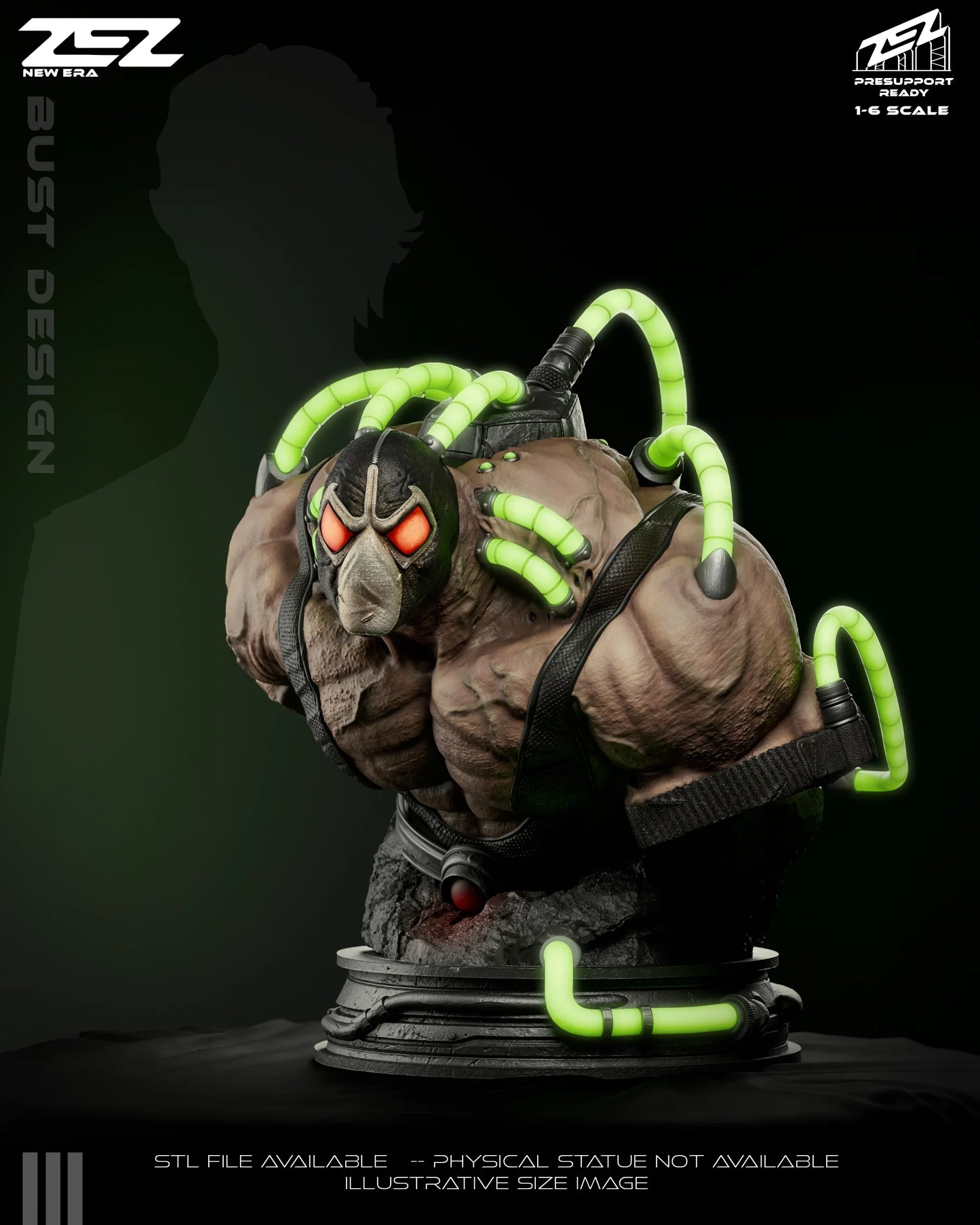 DC Comics Statue - Bane (1:6 Scale & Bust)