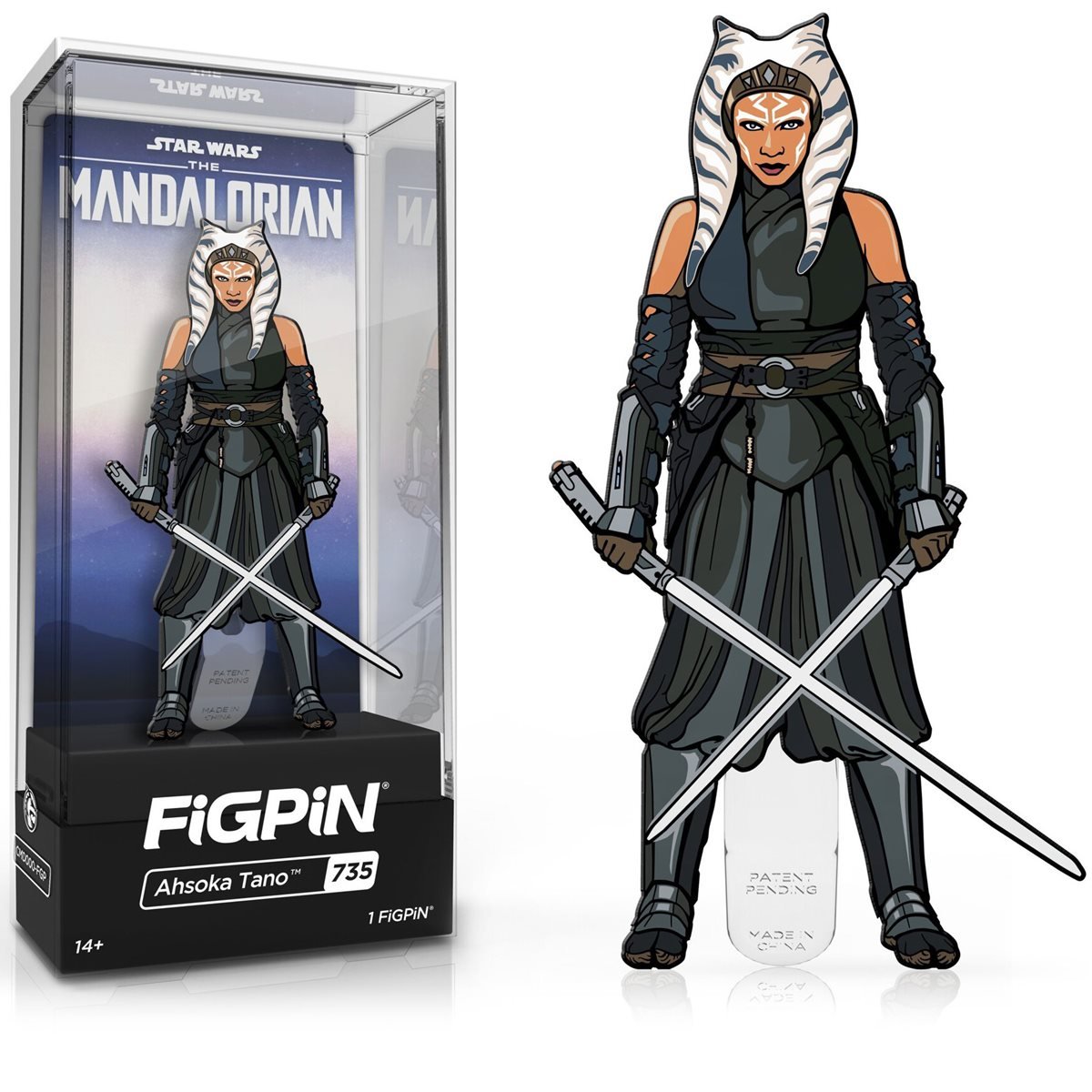 Star Wars FiGPiN Enamel Pin - The Mandalorian Season 2 - Ahsoka Tano