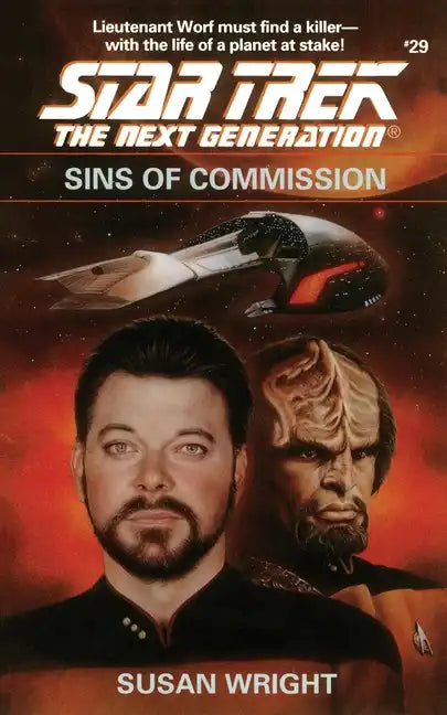 Star Trek Paperback Book - The Next Generation: Sins of Commission