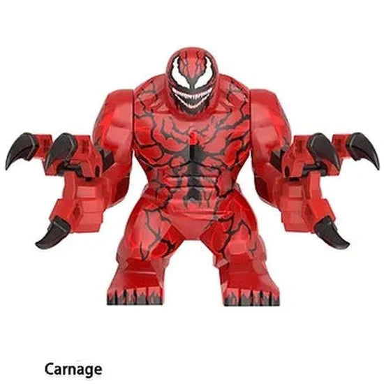Marvel Lego Custom Minifigure - Carnage (Big Figure)