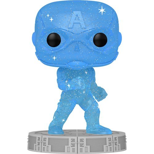 Marvel Funko Pop! - Avengers Infinity Saga: Captain America Blue Artist Series
