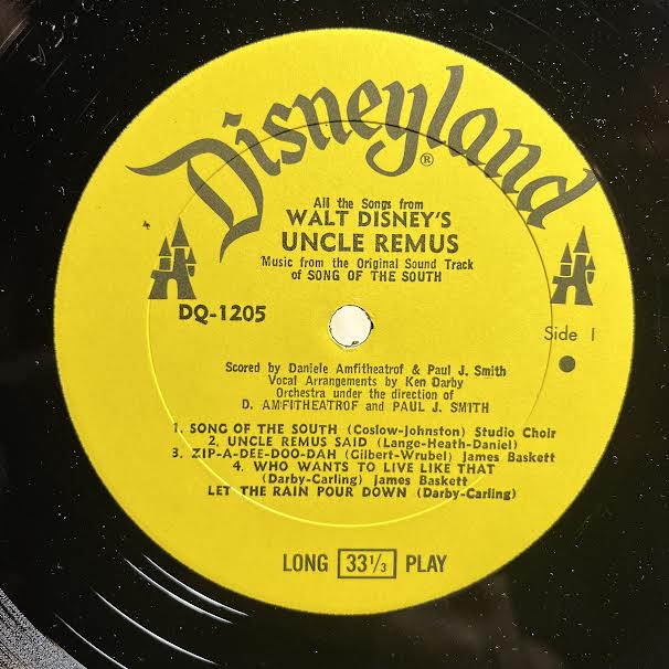 Disney Vinyl - All The Songs From Walt Disney's Uncle Remus