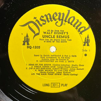 Disney Vinyl - All The Songs From Walt Disney's Uncle Remus