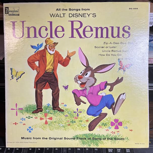 Disney Vinyl - All The Songs From Walt Disney's Uncle Remus