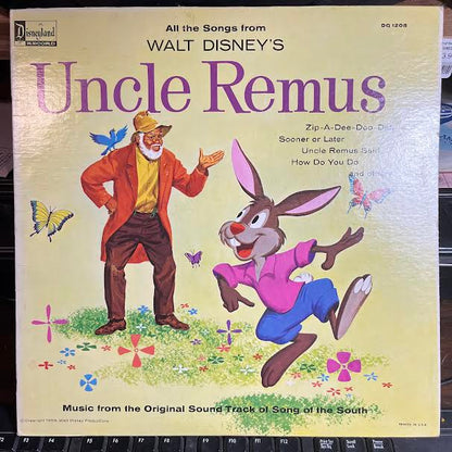 Disney Vinyl - All The Songs From Walt Disney's Uncle Remus