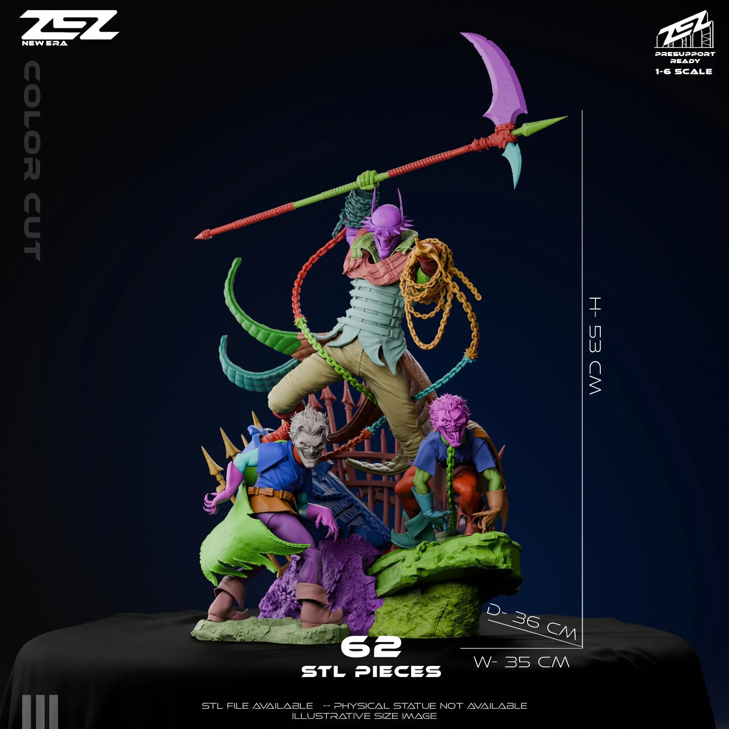 DC Comics Statue - The Batman Who Laughs (1:6 Scale & Bust)