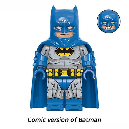 Batman Lego Custom Minifigure - Comic Book Batman Blue/Gray Suit
