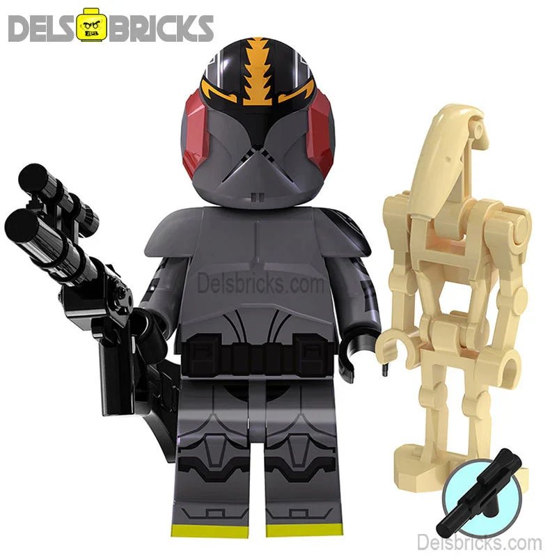 Star Wars Lego Custom Minifigure - Commander Blackout