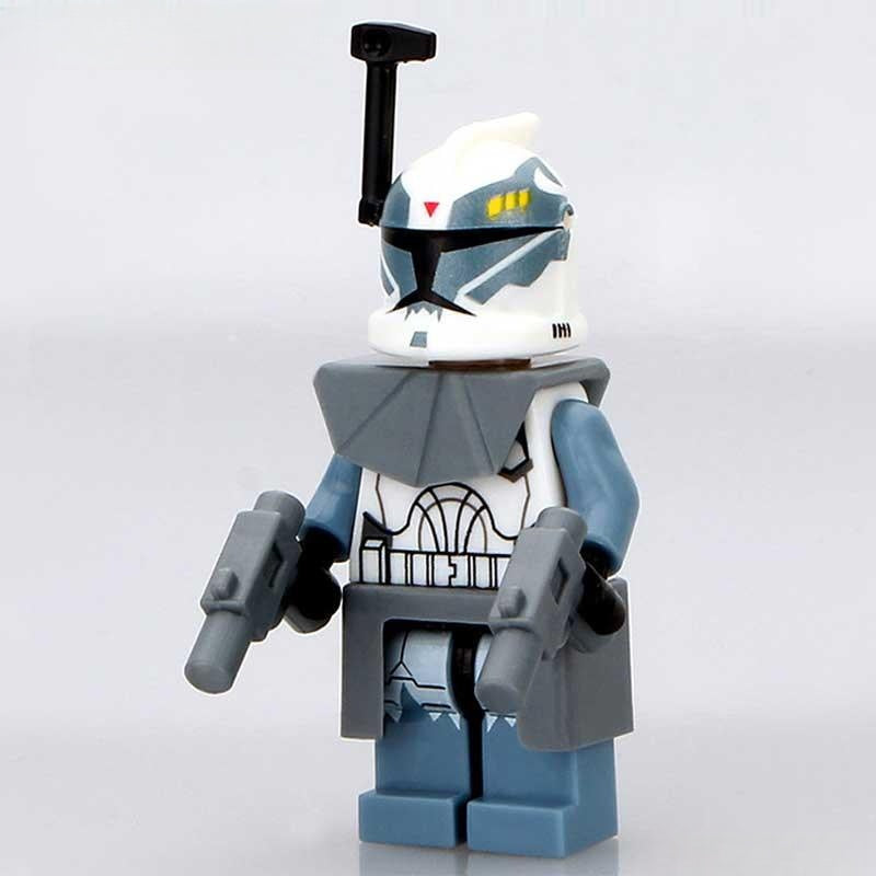 Star Wars Lego Custom Minifigure - Commander Wolffe ARC Phase 1 Clone Trooper