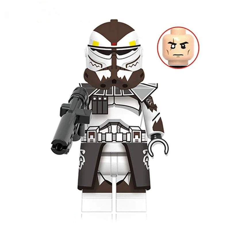 Star Wars Lego Custom Minifigure - Commander Wolffe Clone Trooper 2