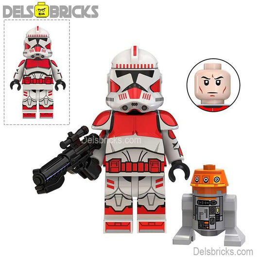 Star Wars Lego Custom Minifigure - Coruscant Guard Shock Trooper